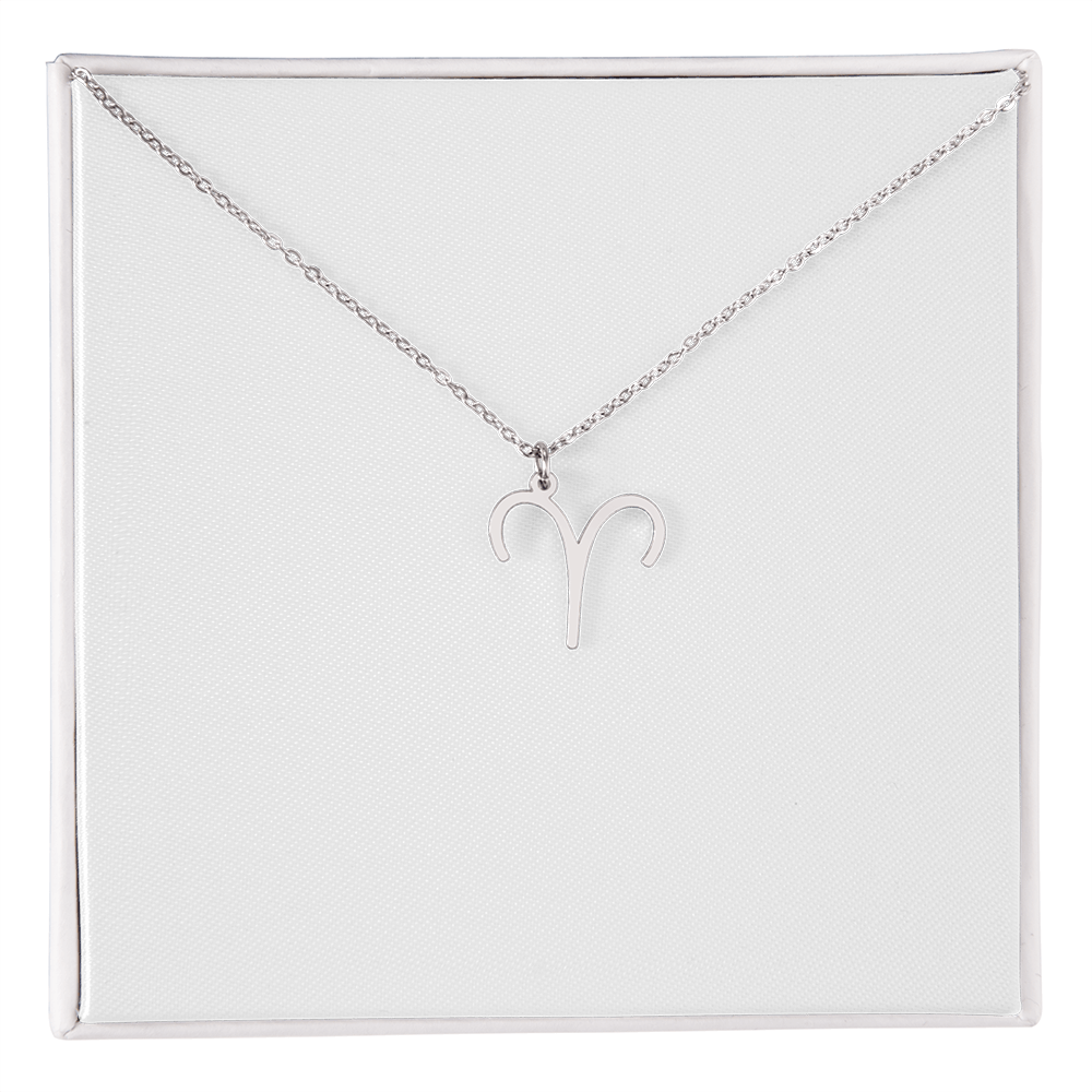 Zodiac Sign Necklace Minimalist Astrology Pendant Jewelry Gift for All 12 Horoscope Signs
