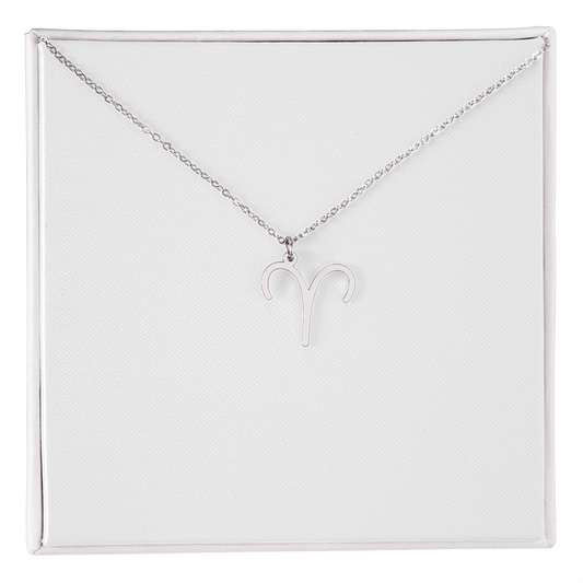 Zodiac Sign Necklace Minimalist Astrology Pendant Jewelry Gift for All 12 Horoscope Signs