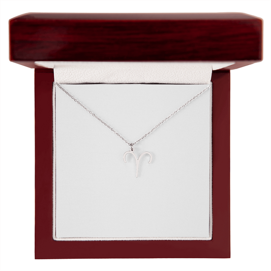 Zodiac Sign Necklace Minimalist Astrology Pendant Jewelry Gift for All 12 Horoscope Signs