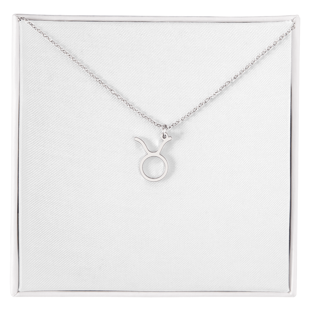 Zodiac Sign Necklace Minimalist Astrology Pendant Jewelry Gift for All 12 Horoscope Signs