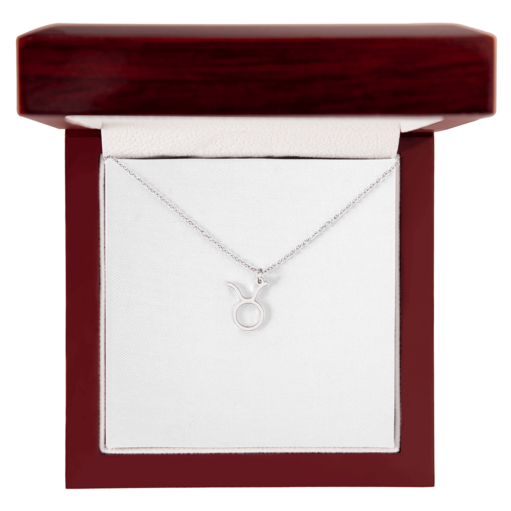 Zodiac Sign Necklace Minimalist Astrology Pendant Jewelry Gift for All 12 Horoscope Signs