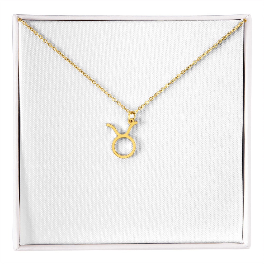 Zodiac Sign Necklace Minimalist Astrology Pendant Jewelry Gift for All 12 Horoscope Signs