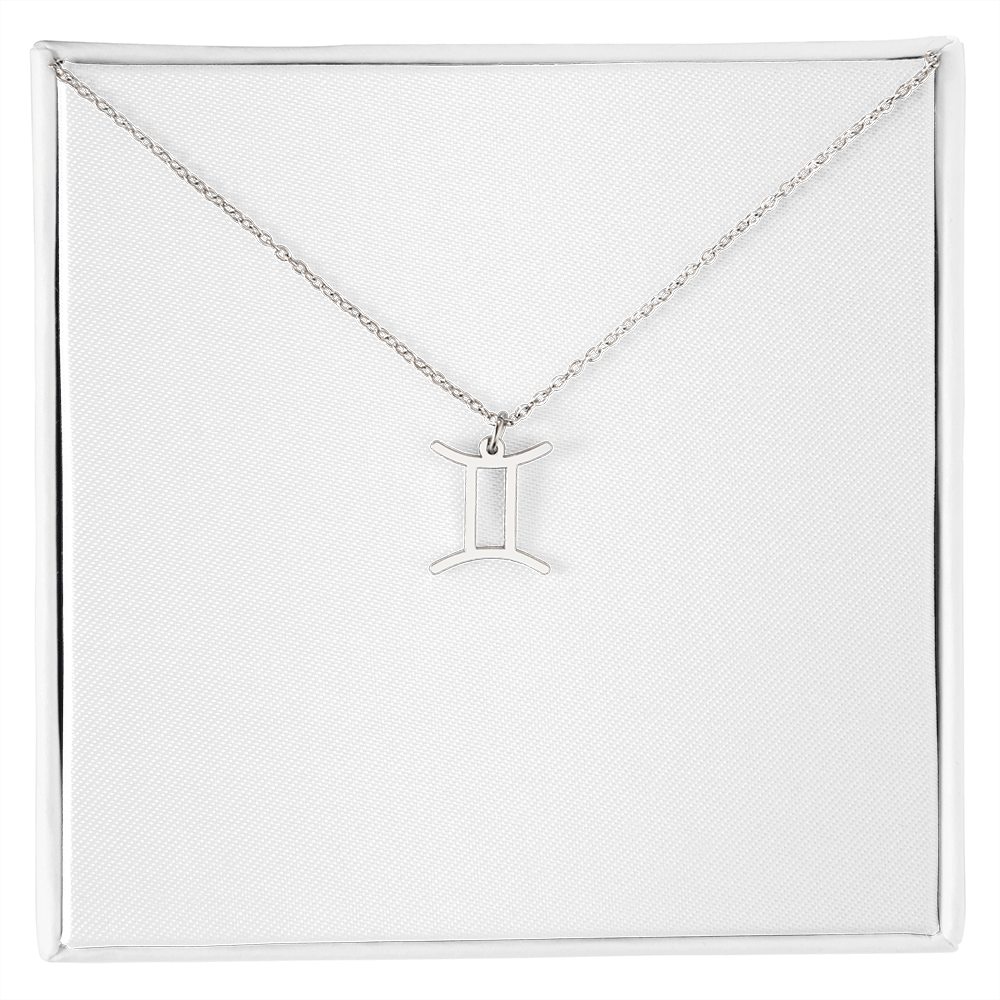 Zodiac Sign Necklace Minimalist Astrology Pendant Jewelry Gift for All 12 Horoscope Signs