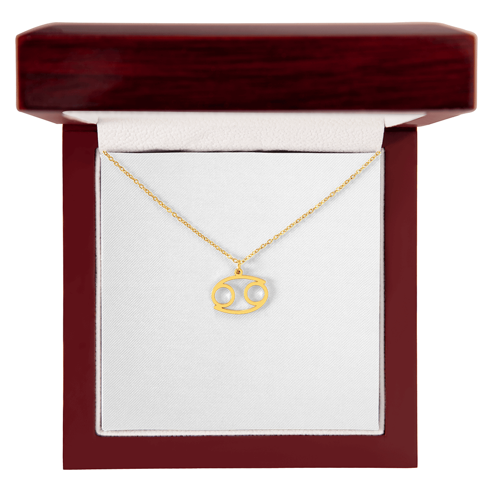Zodiac Sign Necklace Minimalist Astrology Pendant Jewelry Gift for All 12 Horoscope Signs