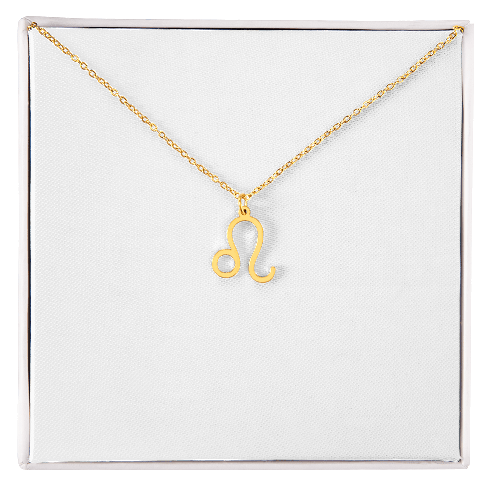Zodiac Sign Necklace Minimalist Astrology Pendant Jewelry Gift for All 12 Horoscope Signs