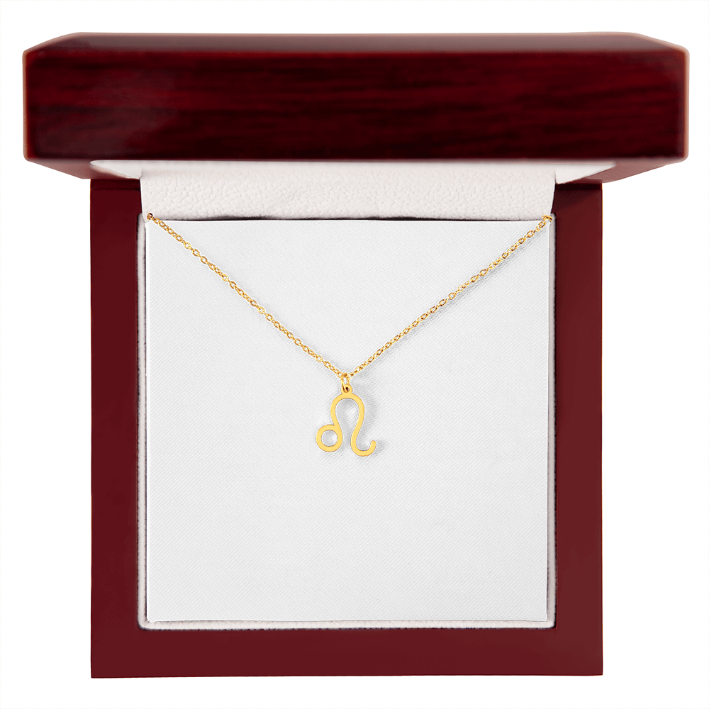Zodiac Sign Necklace Minimalist Astrology Pendant Jewelry Gift for All 12 Horoscope Signs
