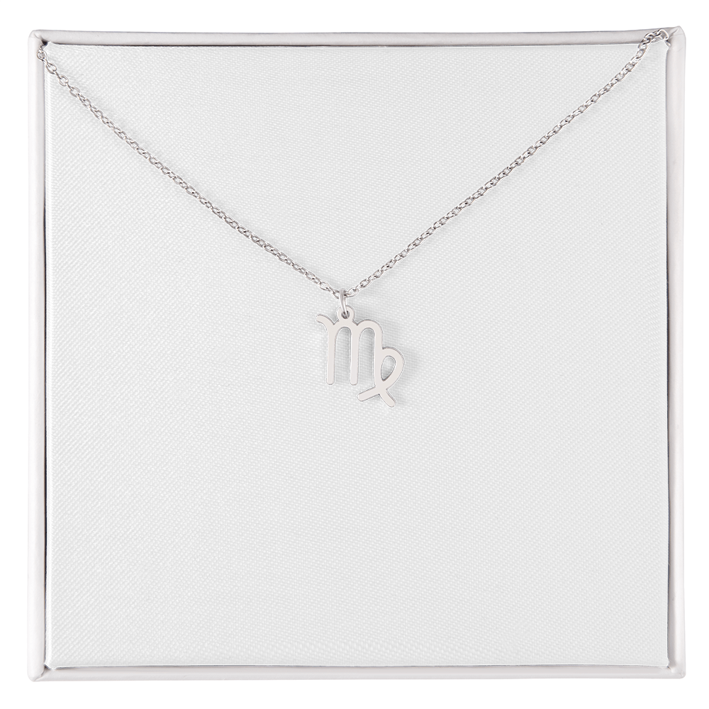 Zodiac Sign Necklace Minimalist Astrology Pendant Jewelry Gift for All 12 Horoscope Signs