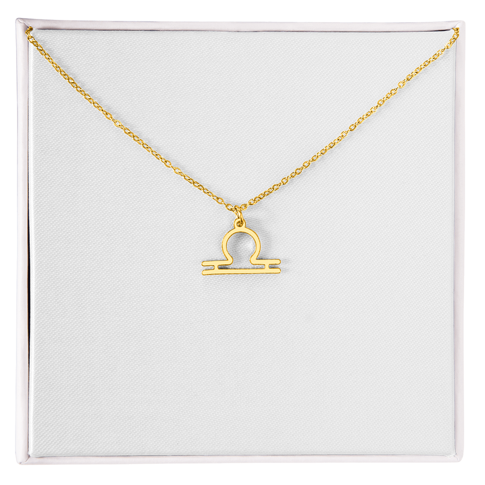 Zodiac Sign Necklace Minimalist Astrology Pendant Jewelry Gift for All 12 Horoscope Signs