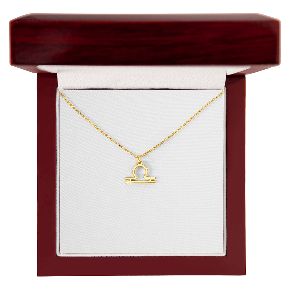 Zodiac Sign Necklace Minimalist Astrology Pendant Jewelry Gift for All 12 Horoscope Signs