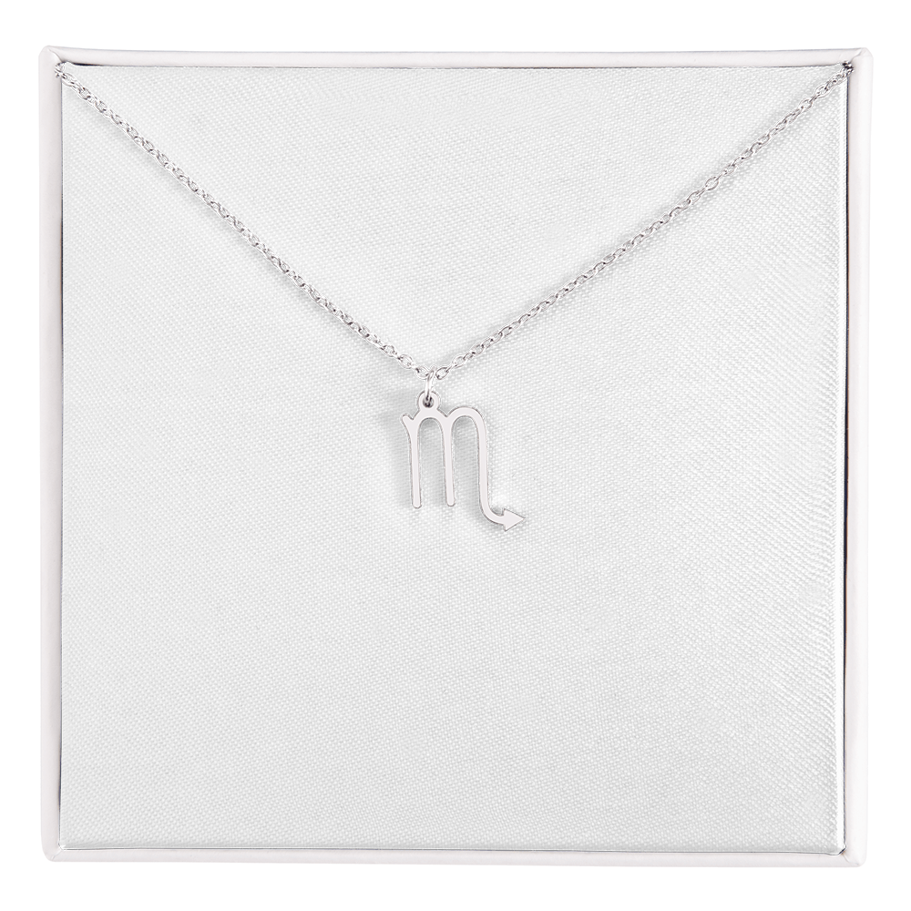 Zodiac Sign Necklace Minimalist Astrology Pendant Jewelry Gift for All 12 Horoscope Signs