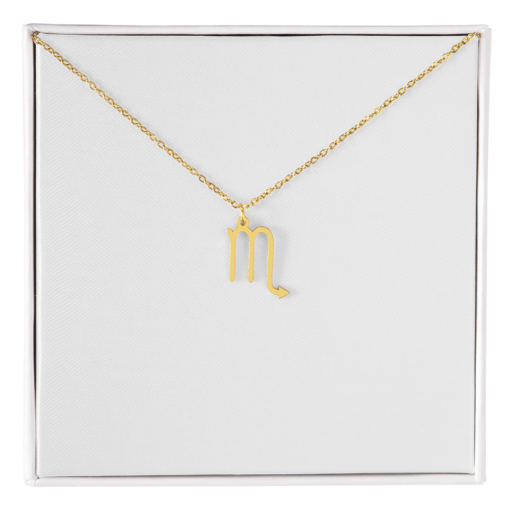 Zodiac Sign Necklace Minimalist Astrology Pendant Jewelry Gift for All 12 Horoscope Signs