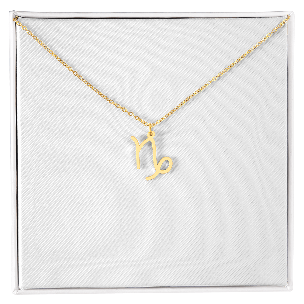 Zodiac Sign Necklace Minimalist Astrology Pendant Jewelry Gift for All 12 Horoscope Signs