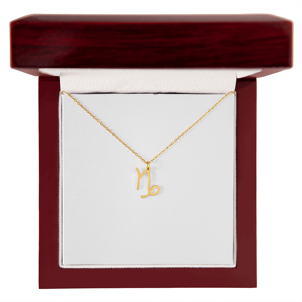 Zodiac Sign Necklace Minimalist Astrology Pendant Jewelry Gift for All 12 Horoscope Signs
